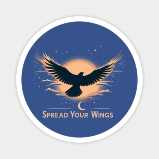 Growth Mindset  - spread your wings like an eagle | Empowerment Flight Magnet